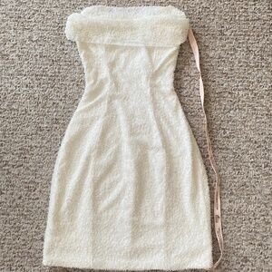 Brand New! Oh Polly Embellished Ivory Mini Dress